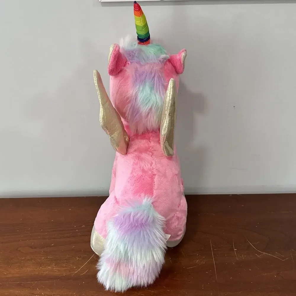 Unicorn Pink Plush Doll Dental Stuffed Animal Oral Health Presentation